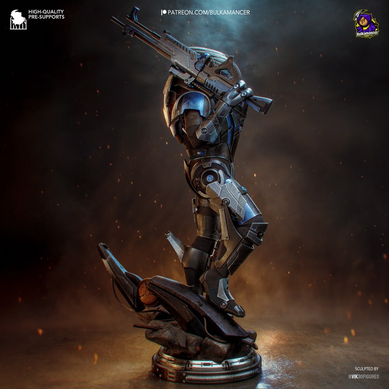 KC Studio – Garrus – Mass Effect – 3D Print Model