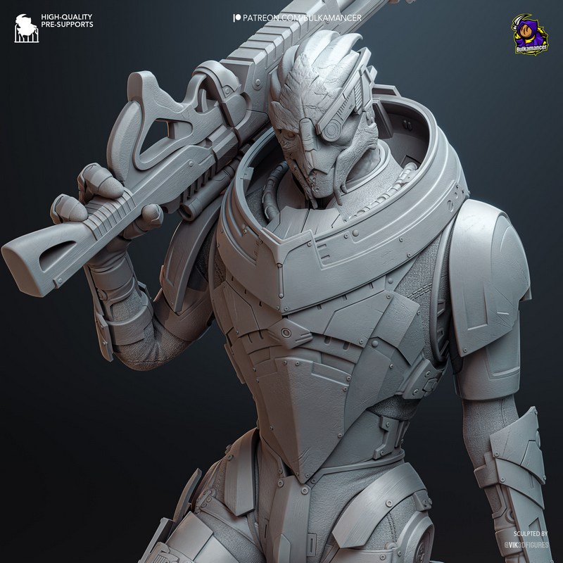 KC Studio – Garrus – Mass Effect – 3D Print Model
