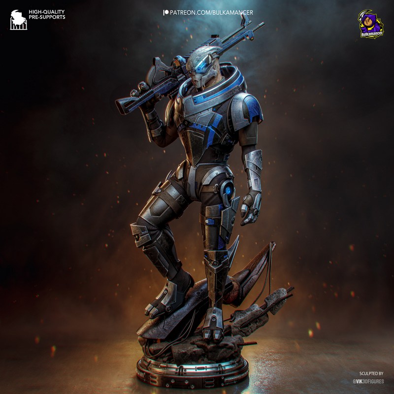 KC Studio – Garrus – Mass Effect – 3D Print Model