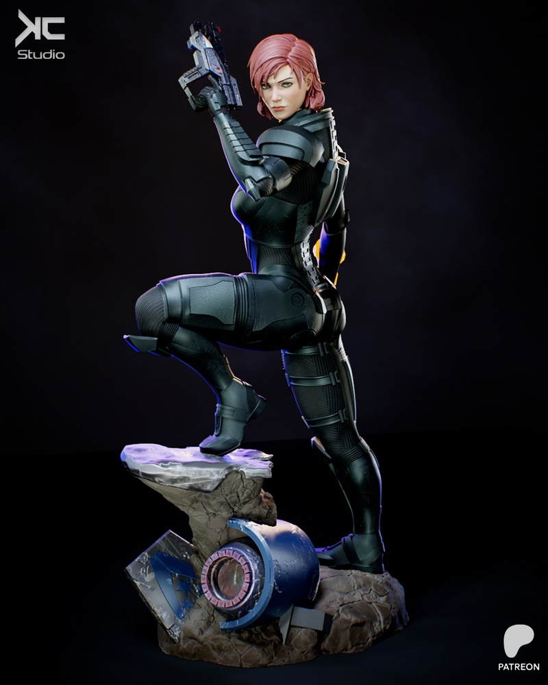 KC Studio – Commander Shepard – Mass Effect – 3D Print Model
