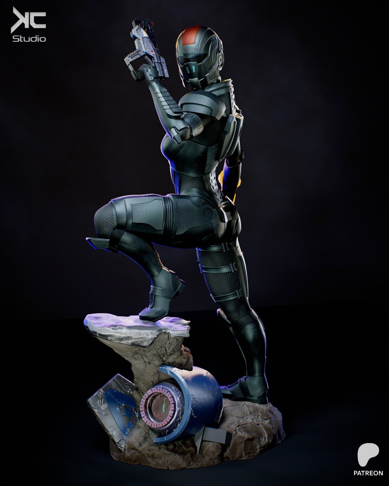 KC Studio – Commander Shepard – Mass Effect – 3D Print Model
