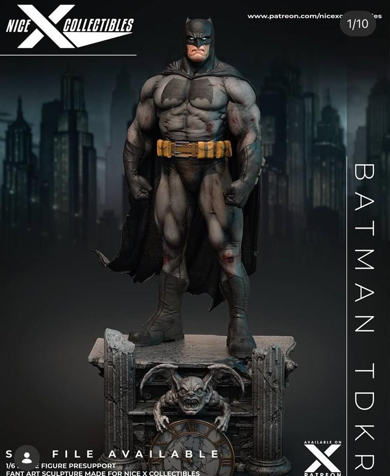 尼克X收藏品 - 蝙蝠侠：黑暗骑士归来 - 3D打印模型|Nice X Collectibles – Batman The Dark Knight Returns – 3D Print Model STL