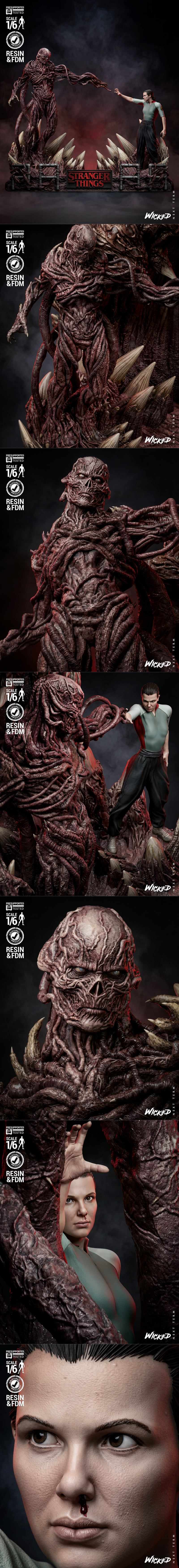 Wicked – Stranger Things Diorama – 3D Print Model STL