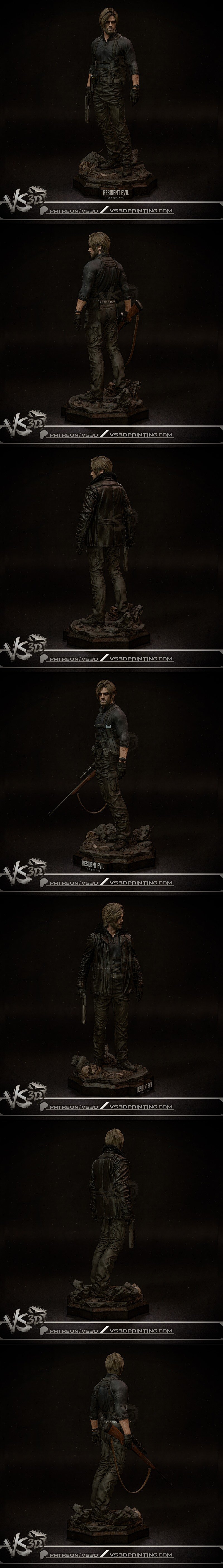 VS3D – Leon S Kennedy – Resident Evil 9 Requiem – 3D Print Model STL