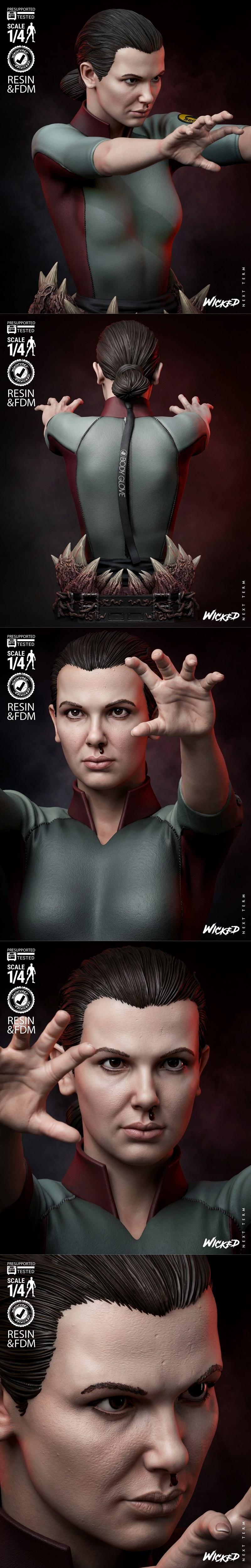 Wicked – Eleven Bust – 3D Print Model STL