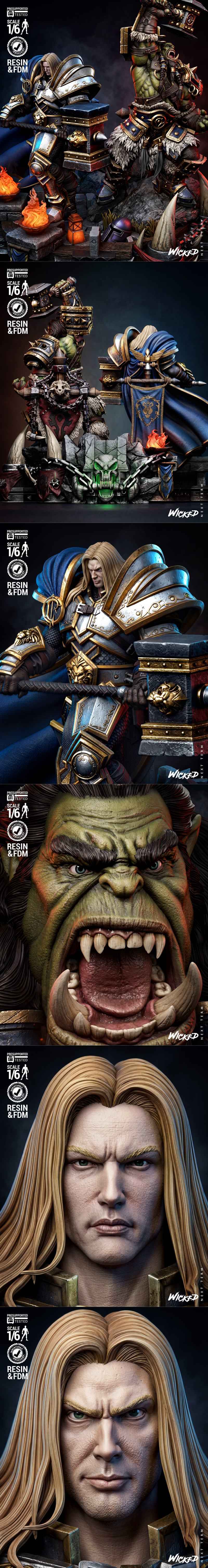 Wicked – Warcraft 3 Diorama – 3D Print Model STL