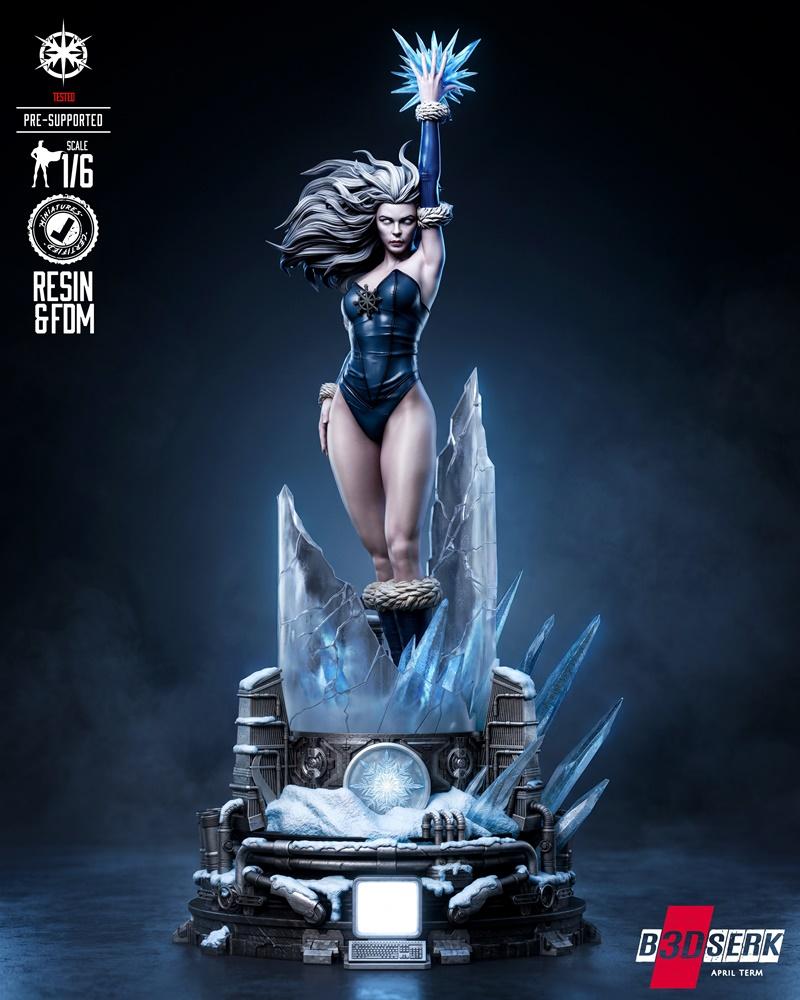 B3DSERK – Killer Frost Sculpture – 3D Print Model STL
