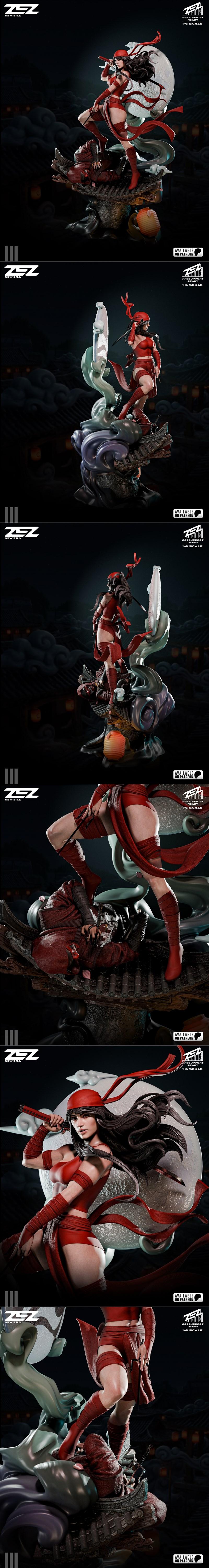 ZEZ Studio – Elektra – 3D Print Model STL