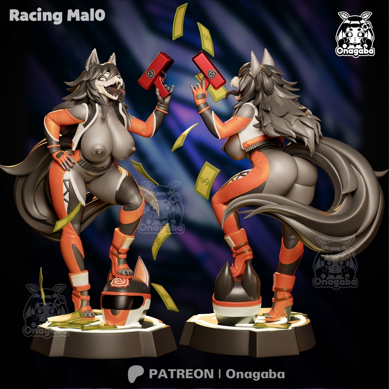 Onagaba赛车模型 Mal0 3D打印版|Onagaba – Racing Mal0 – 3D Print Model
