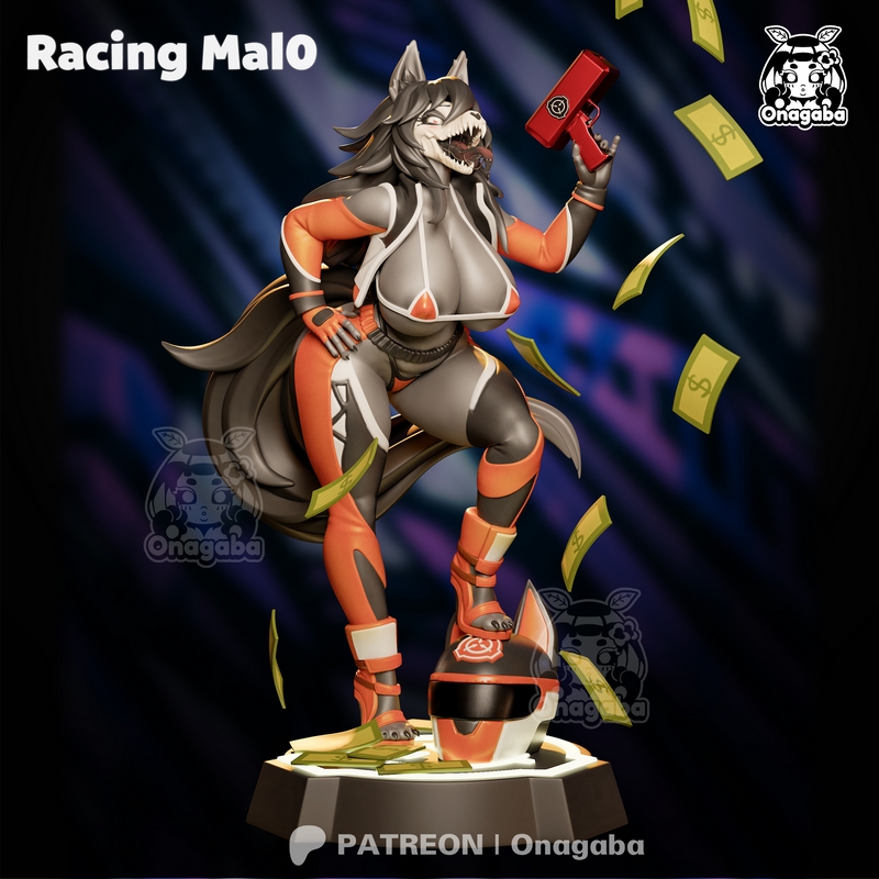 Onagaba赛车模型 Mal0 3D打印版|Onagaba – Racing Mal0 – 3D Print Model