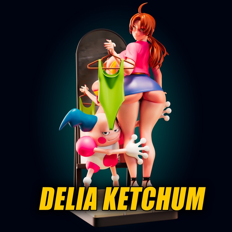 Officer Rhu – Delia Ketchum Pokemon – 3D Print Model