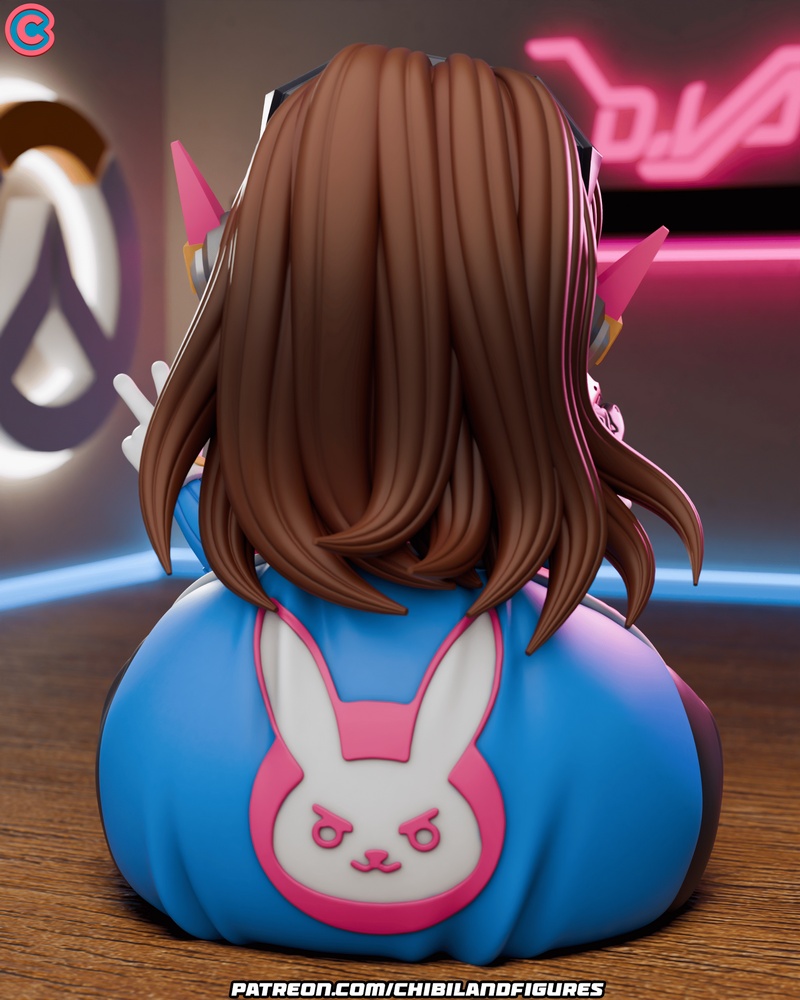 Chibi Land Figures – Dva – Overwatch Chibi – 3D Print Model