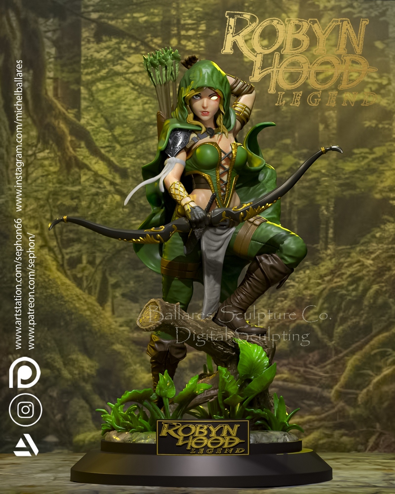 Robin Hood Legend – 3D Print Model