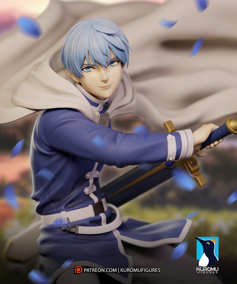 Kuromu出品：希尔梅-弗里恩 3D打印模型|Kuromu Figures – Himmel-Frieren – 3D Print Model