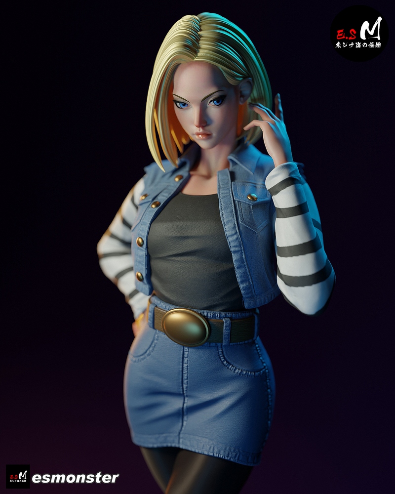 E.S Monster – Android 18 – Dragon Ball Z – 3D Print Model