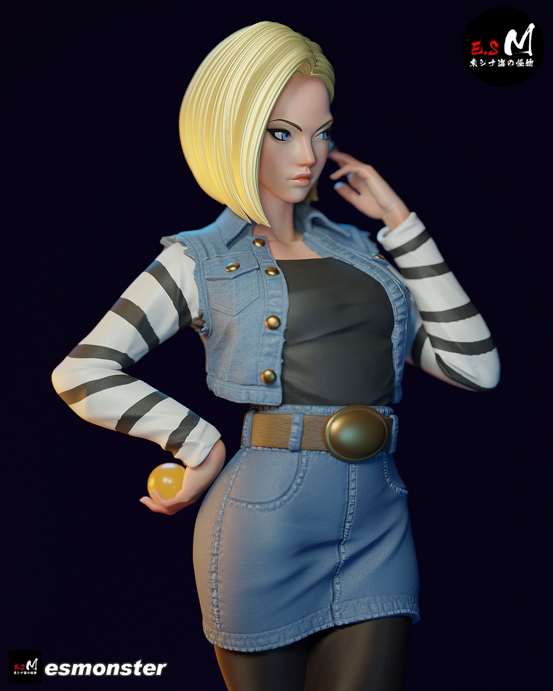 E.S Monster – Android 18 – Dragon Ball Z – 3D Print Model