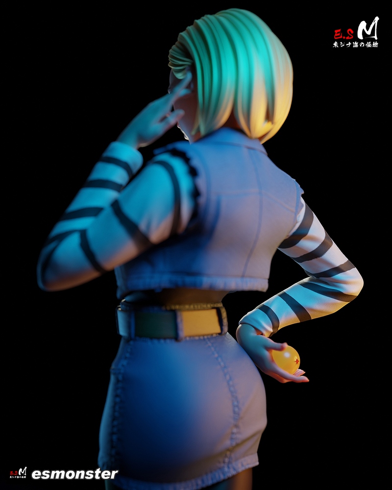 E.S Monster – Android 18 – Dragon Ball Z – 3D Print Model