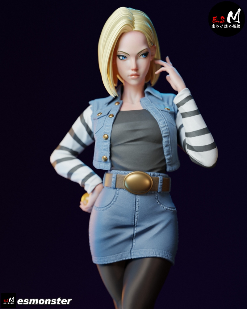 E.S Monster – Android 18 – Dragon Ball Z – 3D Print Model