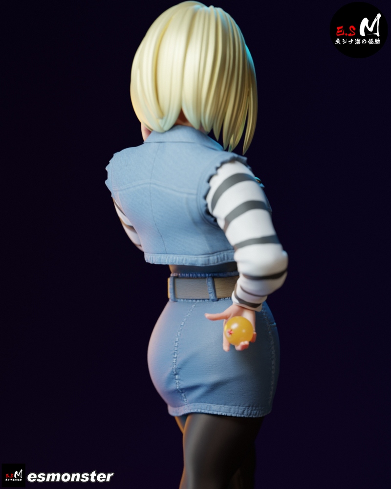 E.S Monster – Android 18 – Dragon Ball Z – 3D Print Model