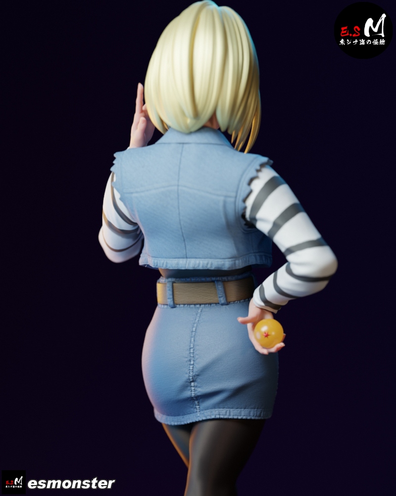 E.S Monster – Android 18 – Dragon Ball Z – 3D Print Model
