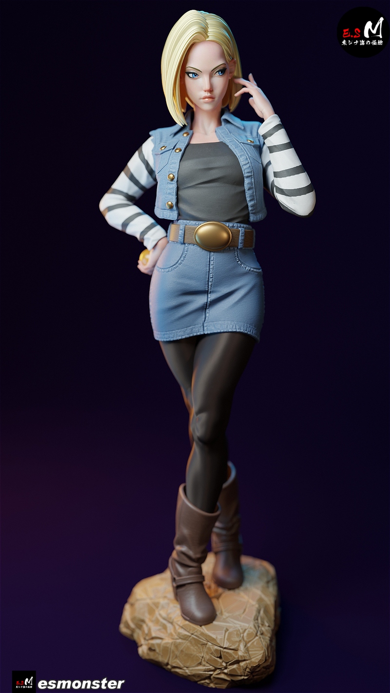 E.S Monster – Android 18 – Dragon Ball Z – 3D Print Model