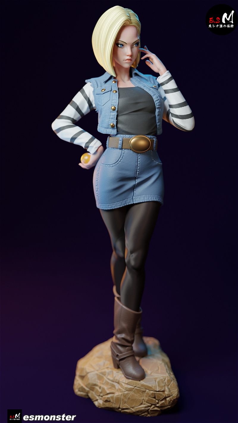 E.S Monster – Android 18 – Dragon Ball Z – 3D Print Model