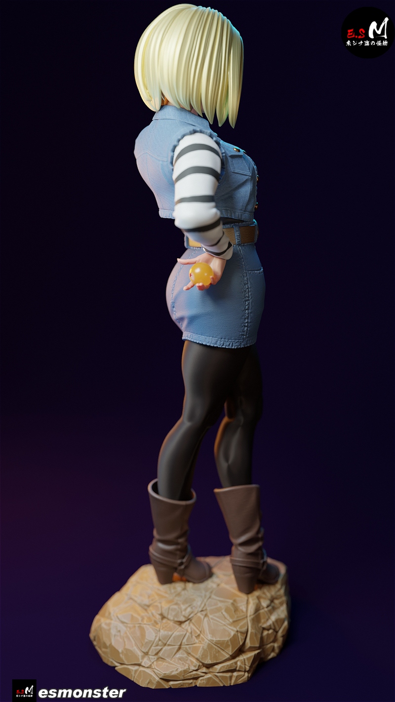 E.S Monster – Android 18 – Dragon Ball Z – 3D Print Model