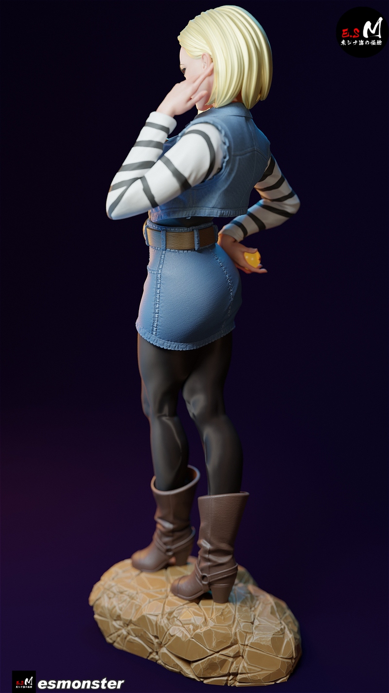 E.S Monster – Android 18 – Dragon Ball Z – 3D Print Model
