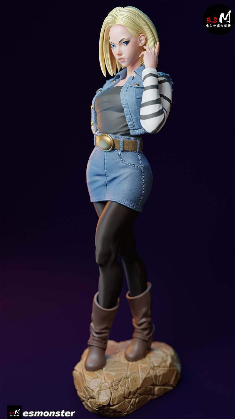 E.S Monster – Android 18 – Dragon Ball Z – 3D Print Model