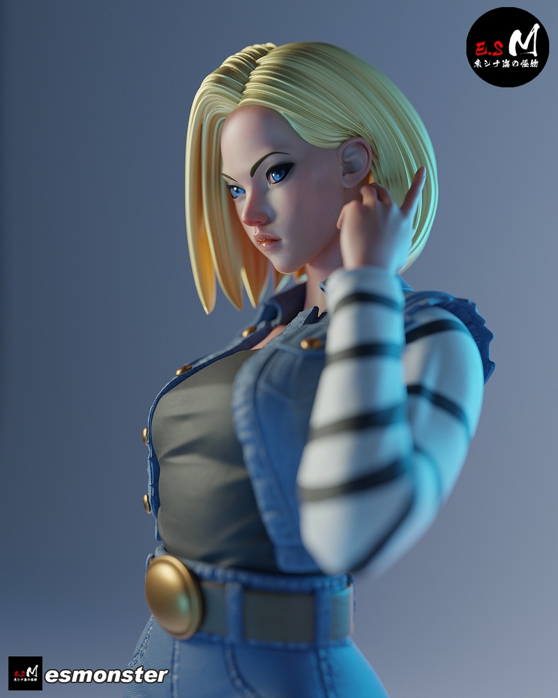 E.S Monster – Android 18 – Dragon Ball Z – 3D Print Model