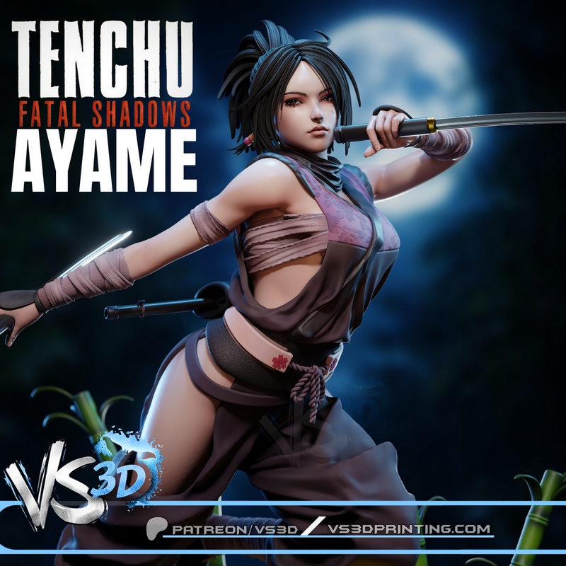 VS3D – Ayame – Tenchu Fatal Shadows-Tenchu Kurenai – 3D Print Model