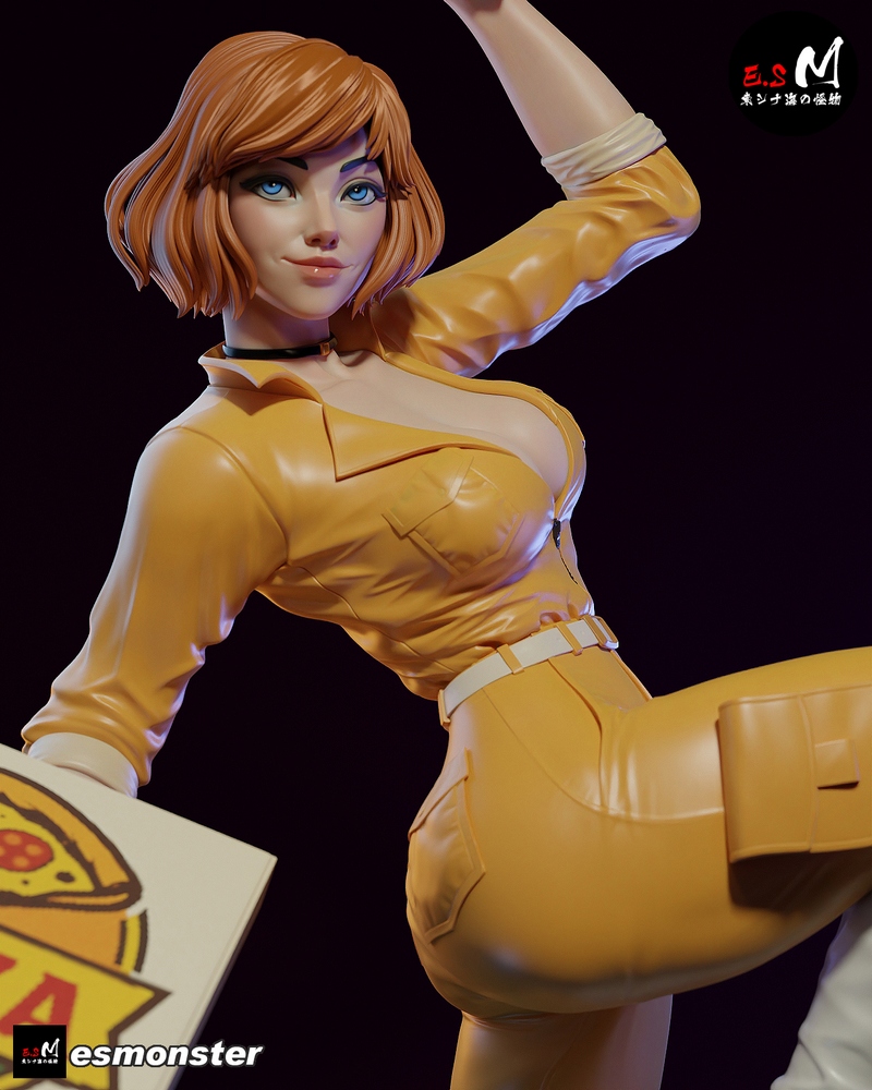 E.S Monster – April O’Neil – 3D Print Model