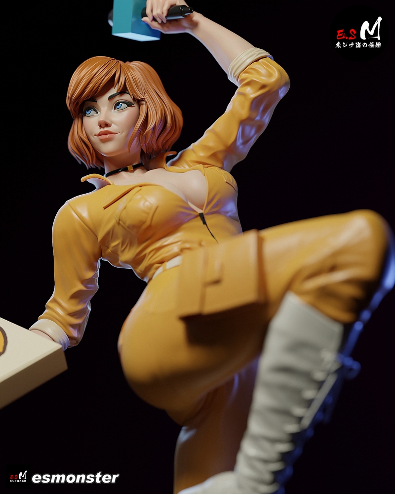E.S Monster – April O’Neil – 3D Print Model