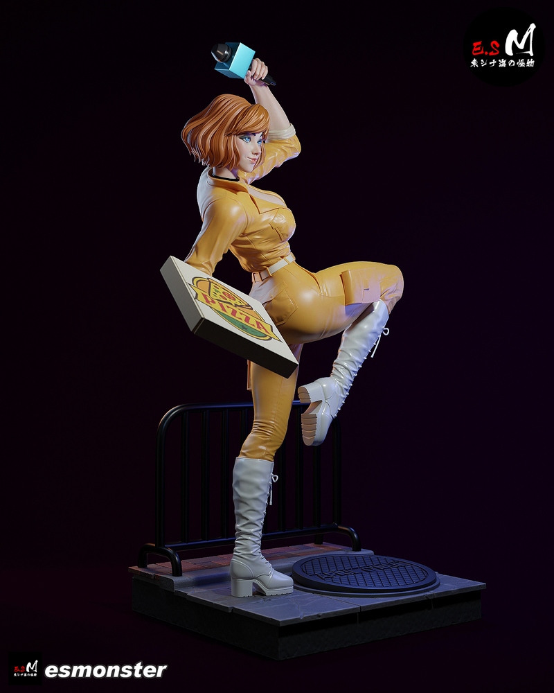 E.S Monster – April O’Neil – 3D Print Model