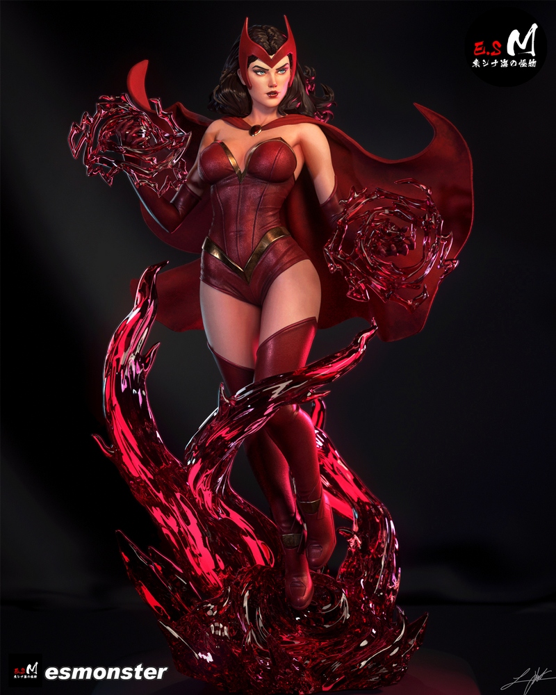 E.S Monster – Scarlet Witch – Marvel Comics – 3D Print Model