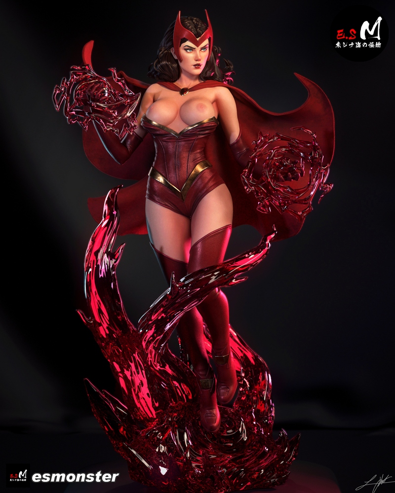 E.S Monster – Scarlet Witch – Marvel Comics – 3D Print Model