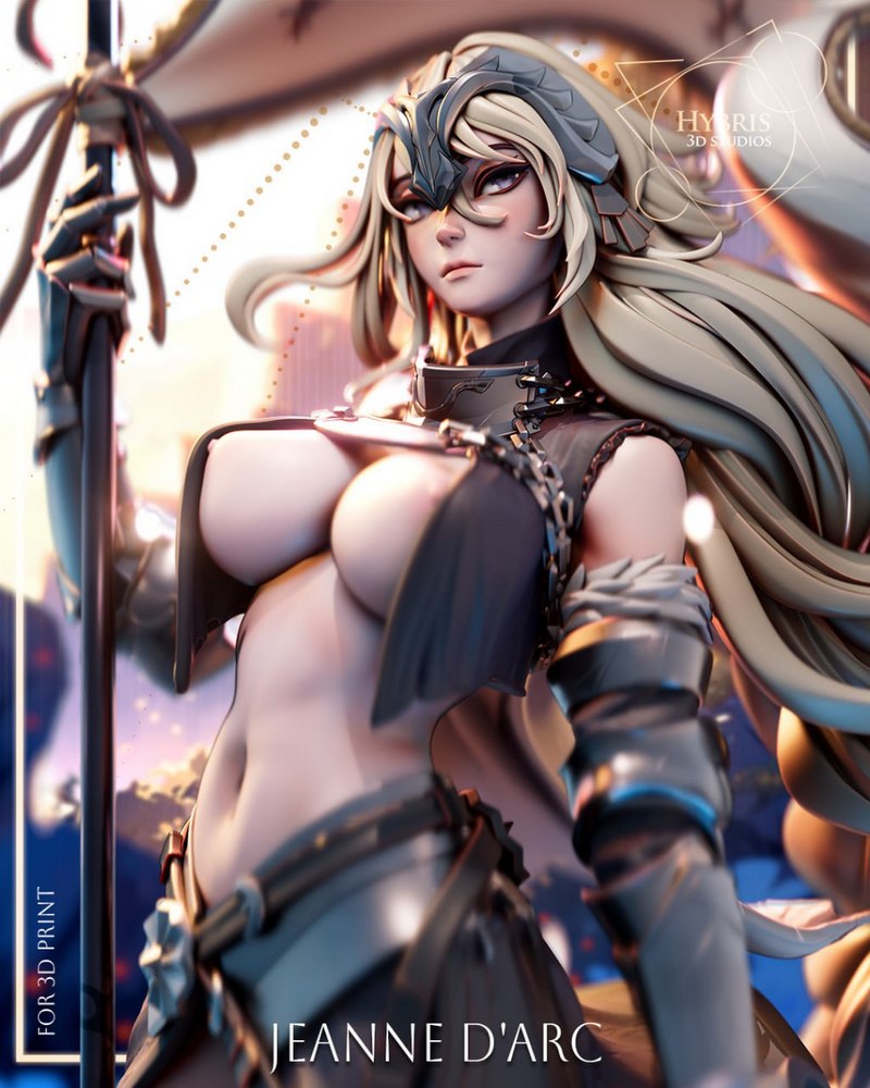 Hybris 3D Studios – Jeanne D’Arc – Granblue Fantasy – 3D Print Model