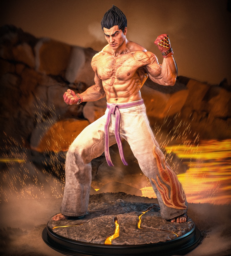 CA3D – Kazuya Kazama – Tekken – 3D Print Model