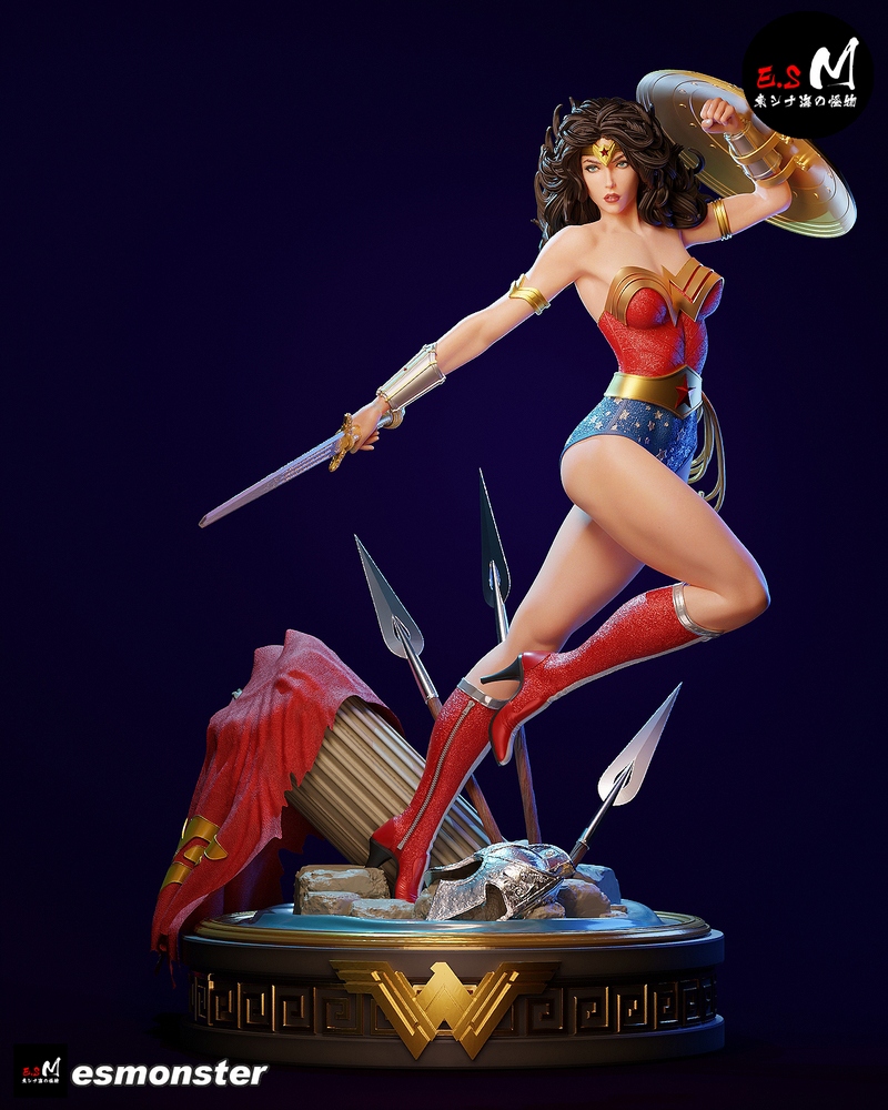 E.S Monster – Wedon Woman – DC Comics – 3D Print Model