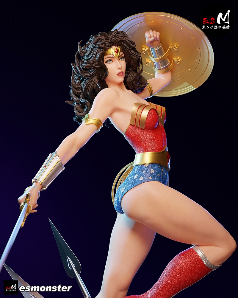 E.S Monster – Wedon Woman – DC Comics – 3D Print Model