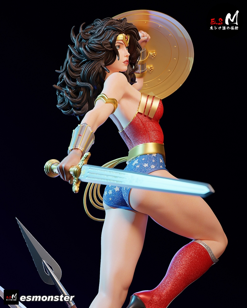E.S Monster – Wedon Woman – DC Comics – 3D Print Model