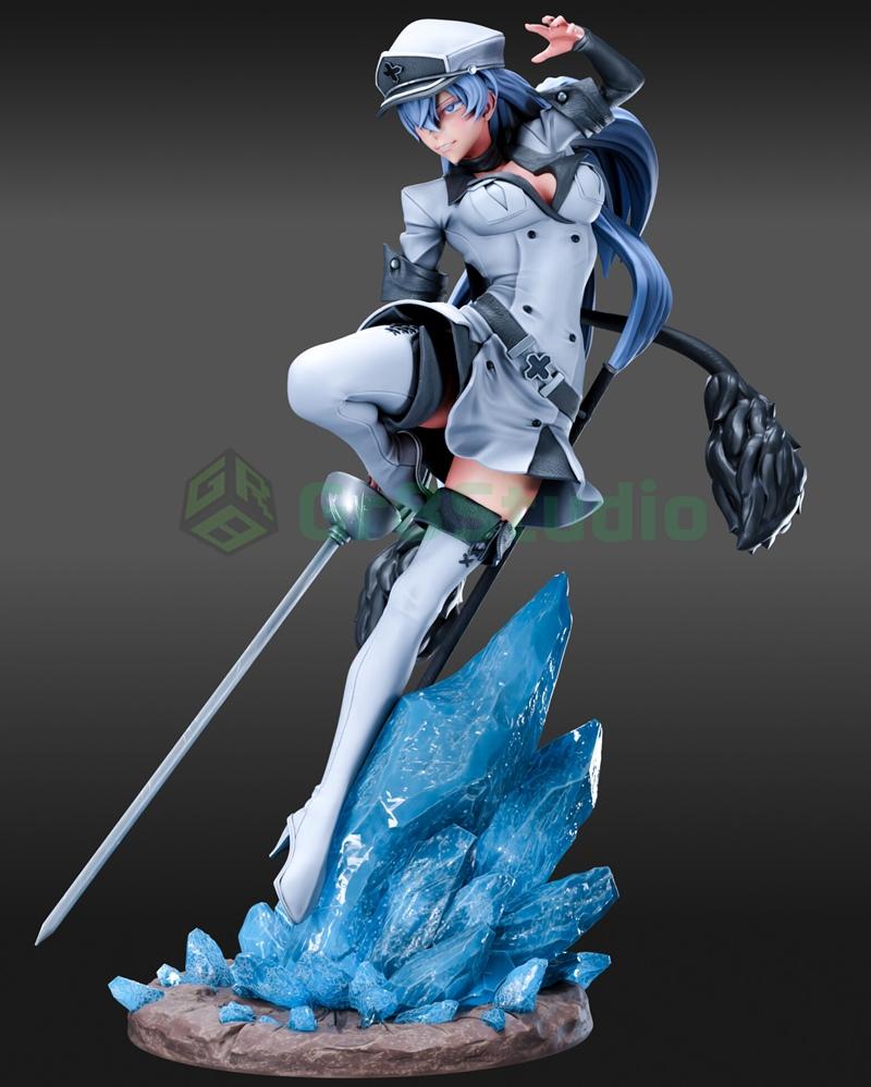 Gr8Tech – Akame Ga Kill – Esdeath – 3D Print Model STL