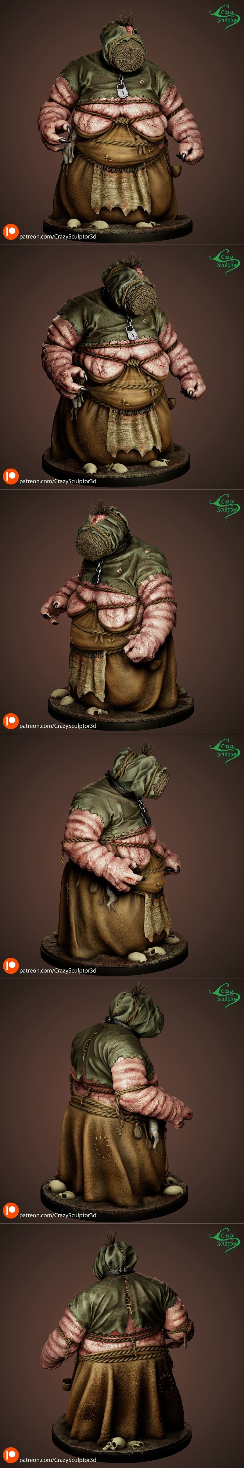Crazy Sculptor – Brewess – 3D Print Model STL