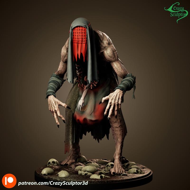 疯狂雕塑师——克罗恩斯——3D打印模型|Crazy Sculptor – Crones – 3D Print Model STL
