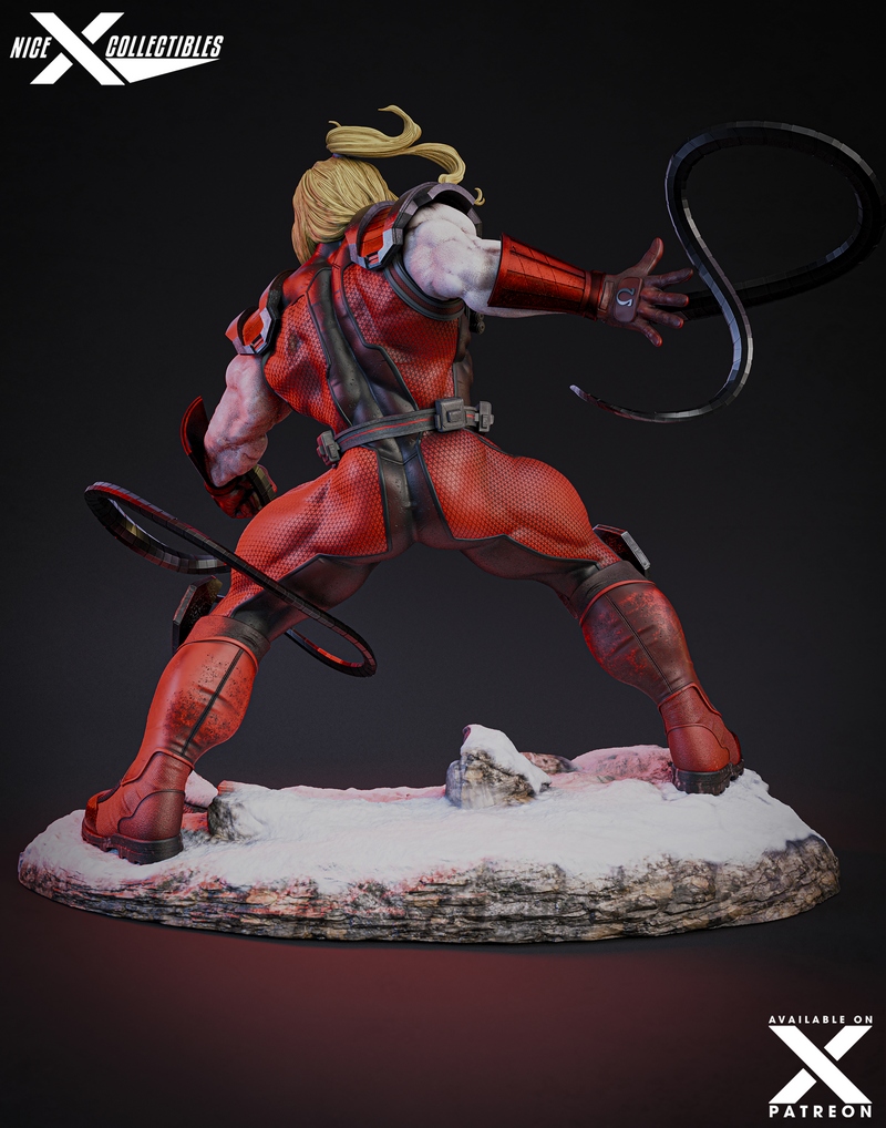 Marvel漫威  omega红 3D打印模型|Nice X Collectibles – Omega Red – Marvel Comics – 3D Print Model