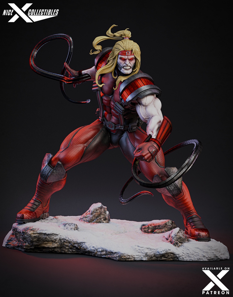Marvel漫威  omega红 3D打印模型|Nice X Collectibles – Omega Red – Marvel Comics – 3D Print Model