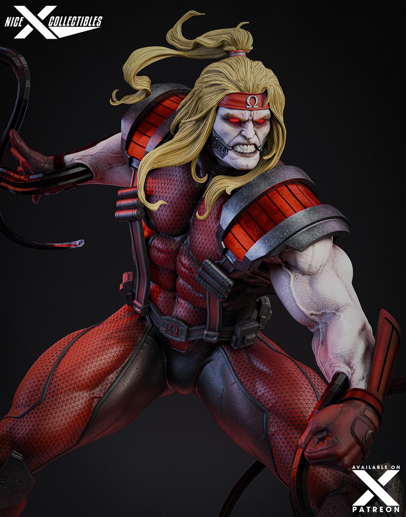Marvel漫威  omega红 3D打印模型|Nice X Collectibles – Omega Red – Marvel Comics – 3D Print Model