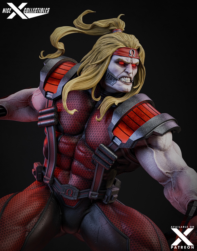 Marvel漫威  omega红 3D打印模型|Nice X Collectibles – Omega Red – Marvel Comics – 3D Print Model