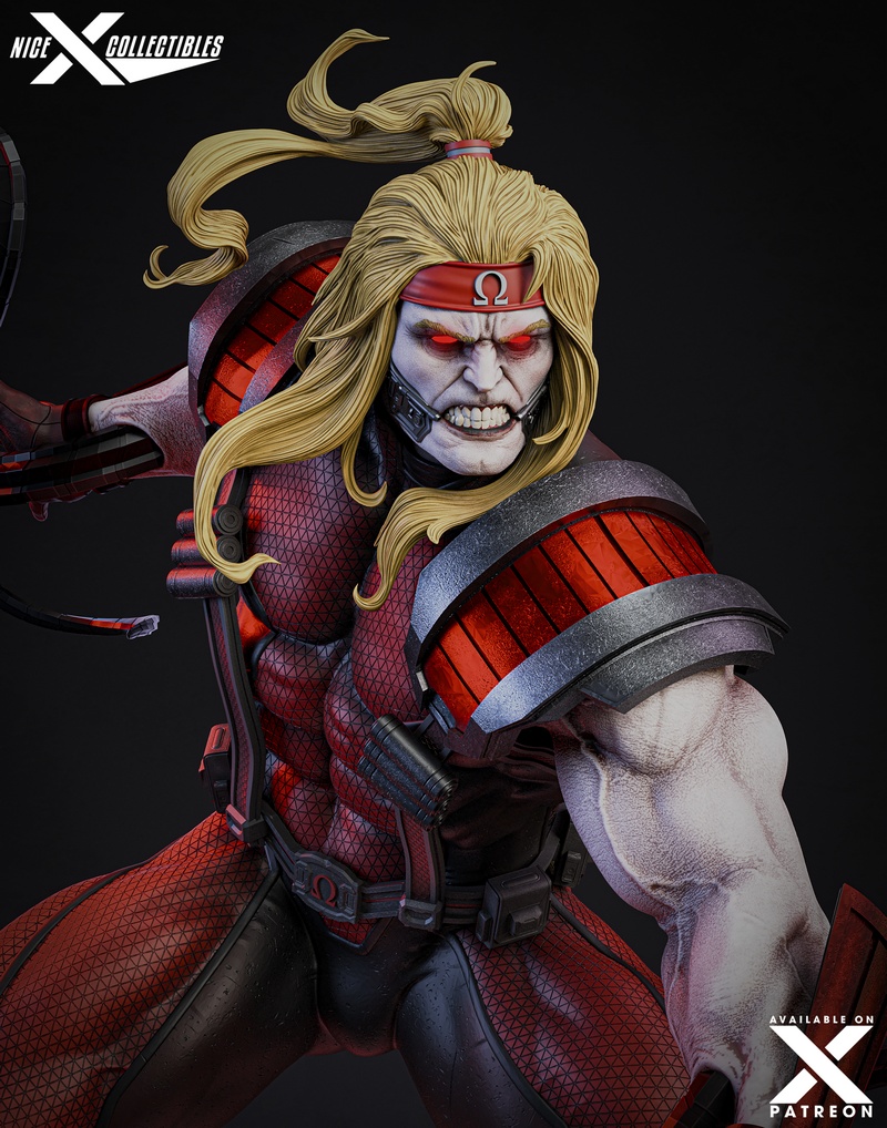 Marvel漫威  omega红 3D打印模型|Nice X Collectibles – Omega Red – Marvel Comics – 3D Print Model