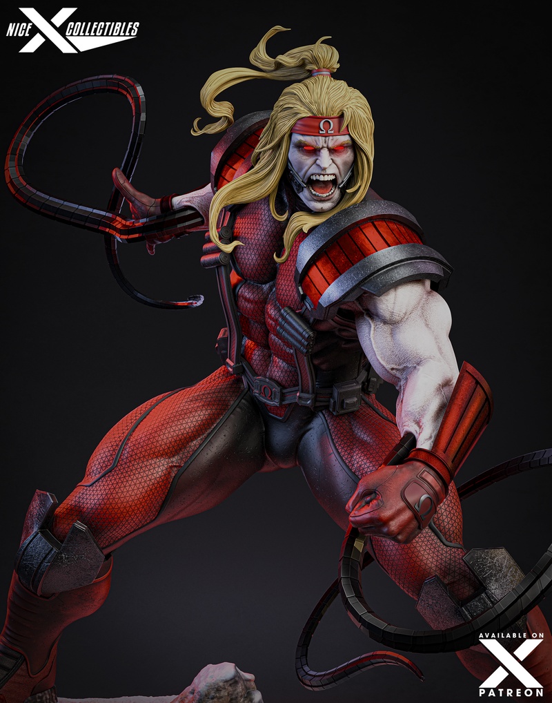 Marvel漫威  omega红 3D打印模型|Nice X Collectibles – Omega Red – Marvel Comics – 3D Print Model